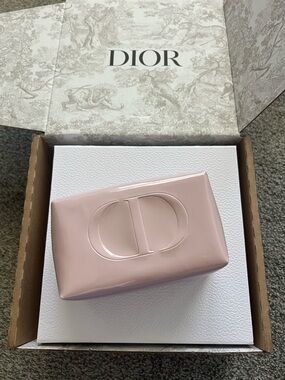 Dior Blush Pink Ceramic CD Logo Trinket Box
